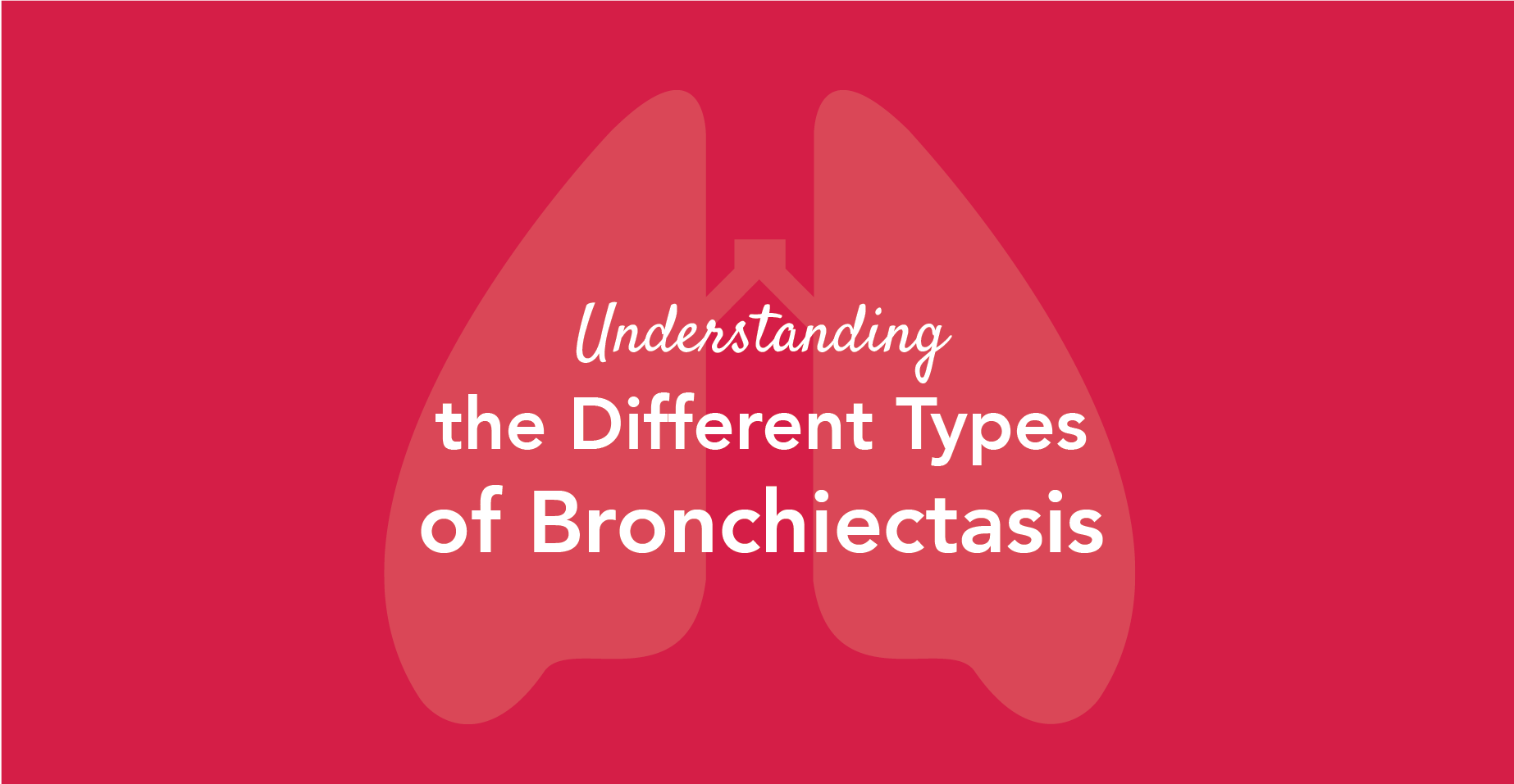 Different types of bronchiectasis.