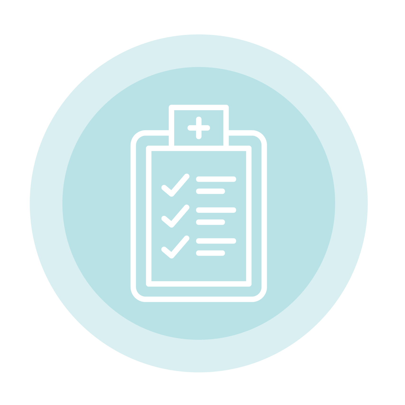 Clipboard with checklist