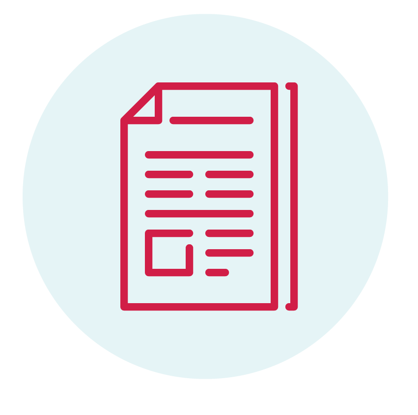 Graphic icon of articles
