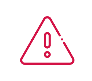 Red warning symbol