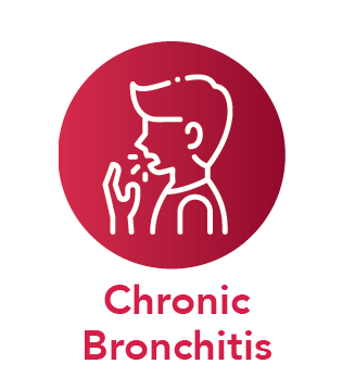 Graphic icon of patient coughing into hand.