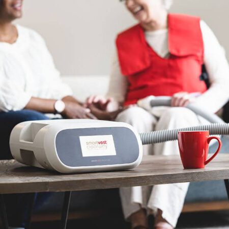 SmartVest airway clearance device